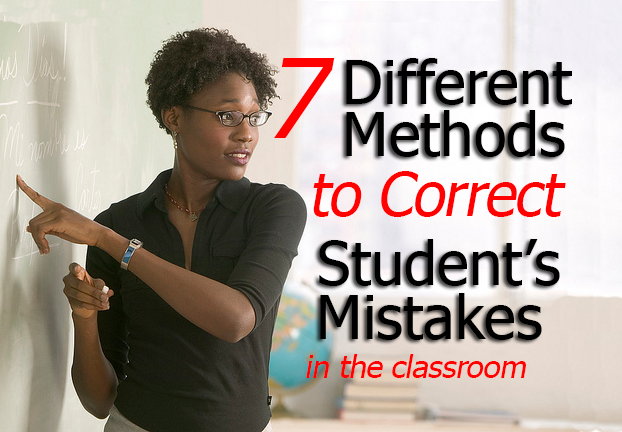 7 Different Ways to Correct Your Student’s Errors